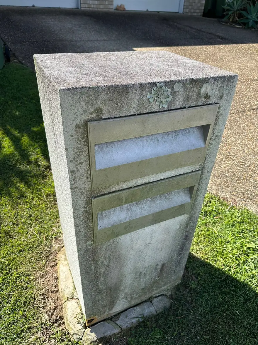Letterbox soft wash before